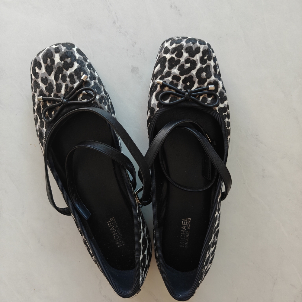 Michael Kors Black Leopard Print Women's Shoes
